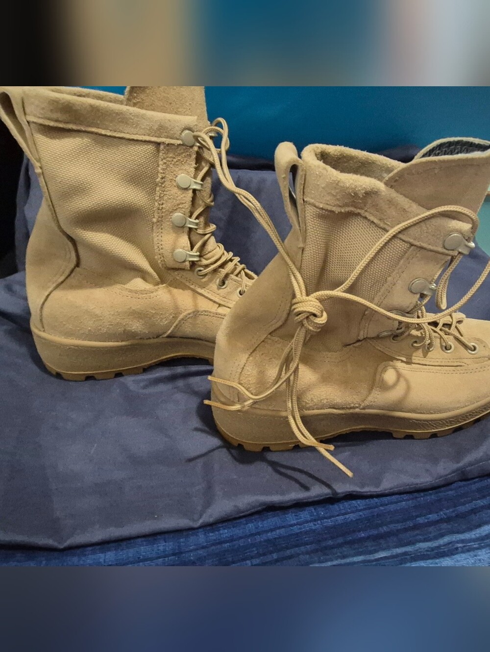 Mens McRae Footwear Size 6R Army Boots